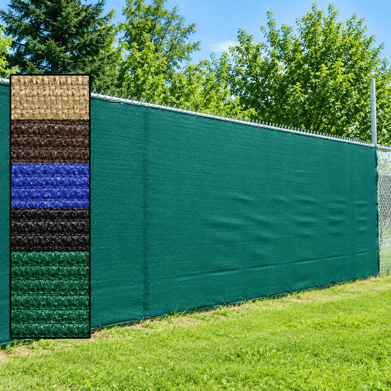 Chain Link Fencing Fabric Screen